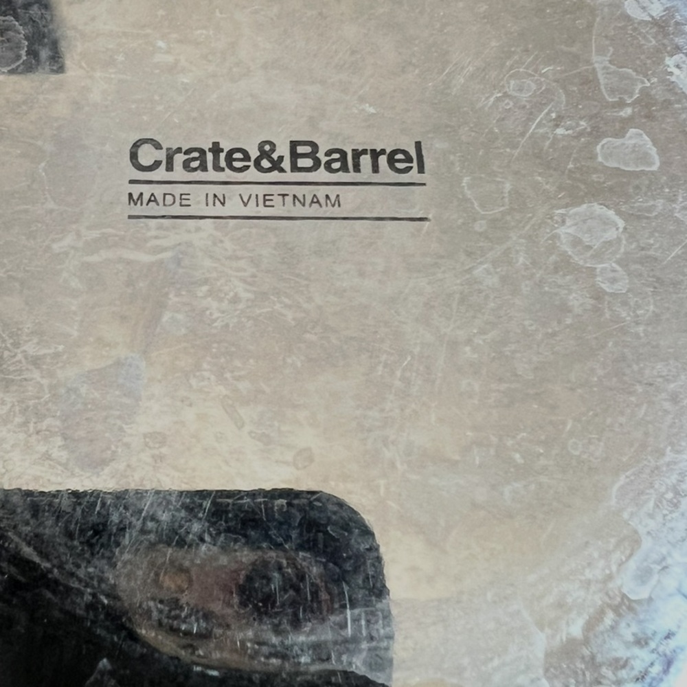 Set of 3 Crate & Barrel stainless steel nesting mixing bowls - Picture 6 of 8